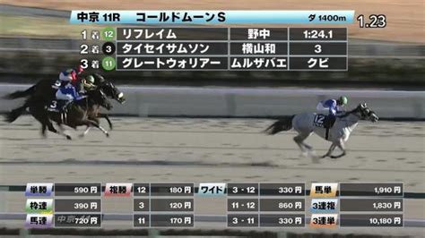 【1218 コールドムーンsほか】中京ダイジェストjraレース結果 競馬予想動画