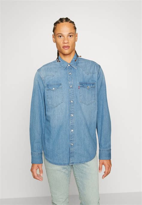 Levis® Barstow Western Standard Chemise Esta Noche Denim Bleu