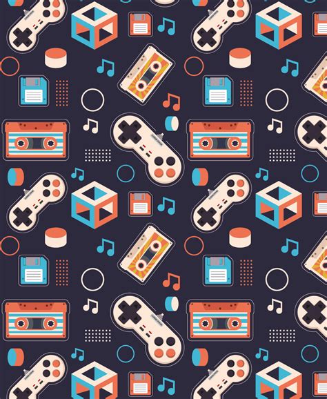 Retro Tech Photography Backdrop