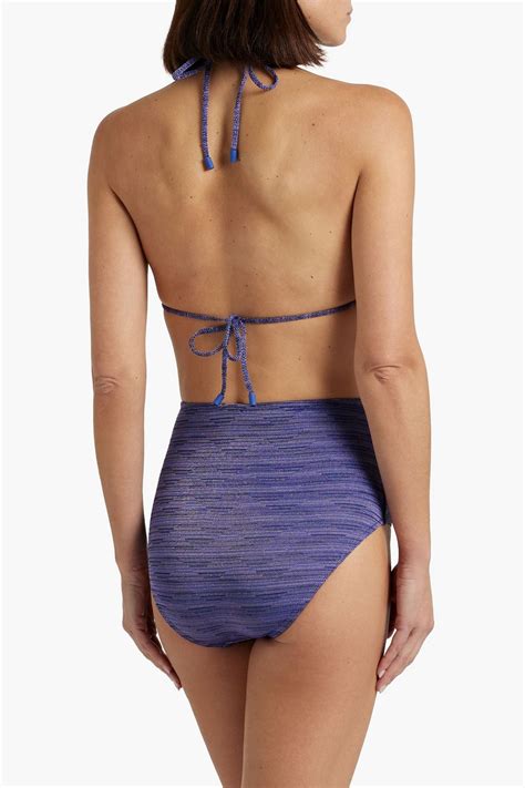 ZIMMERMANN Stretch Knit Triangle Bikini Top THE OUTNET