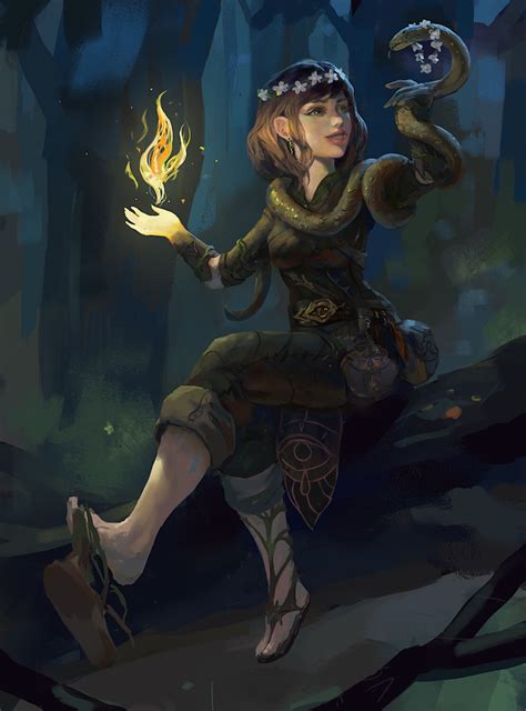 ArtStation - Druid Fantasy Character Art, Fantasy Characters, Zelda ...