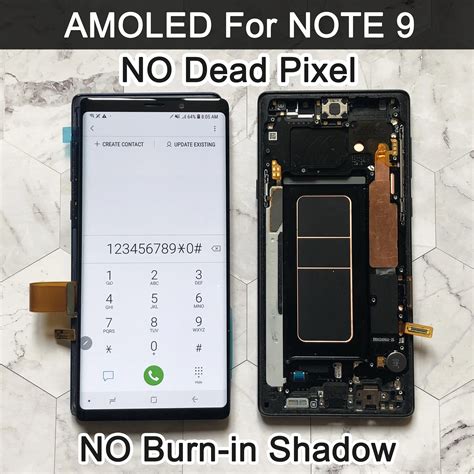 ORIGINAL AMOLED 6 4 LCD For SAMSUNG GALAXY Note 9 Lcd For Note9 N960F