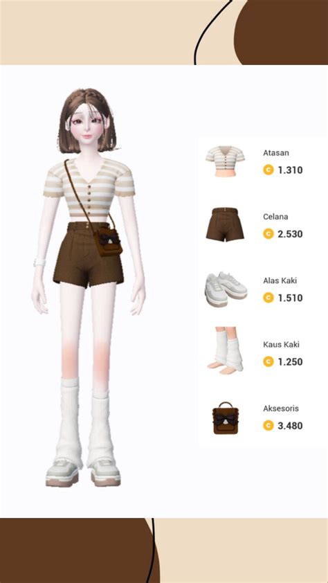 Zepeto Outfit Ideas Model Pakaian Gaya Sporty Pakaian Karakter