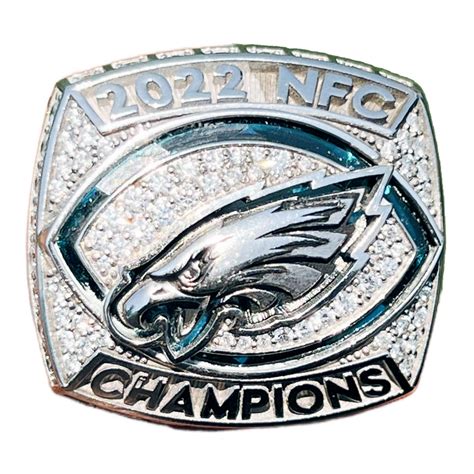 Fans custom-2022 NFC Championship Rings Philadelphia Eagles NFL Super Bowl