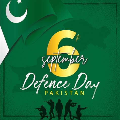 Premium Vector 6 September Pakistan Defence Day