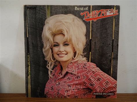 Best Of Dolly Parton 1975 Lp Vinyl Album With Poster Ebay