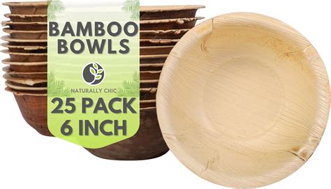 Amazon GOOD BYE PLASTIC Eco Friendly 4 Inch Palm Leaf Bowl Set