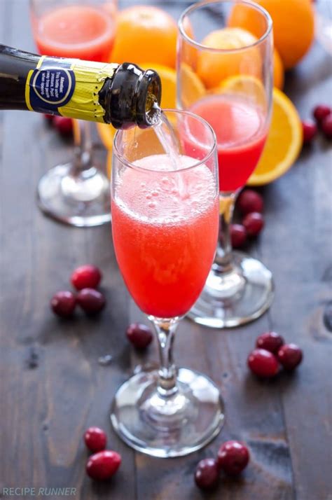 Cranberry Orange Mimosas Recipe Runner