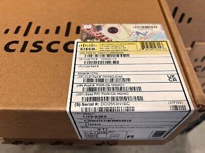 Cisco PWR C6 1KWAC Power Supply Hot Plug Plug In Module 1000 Watt NEW CR EBay