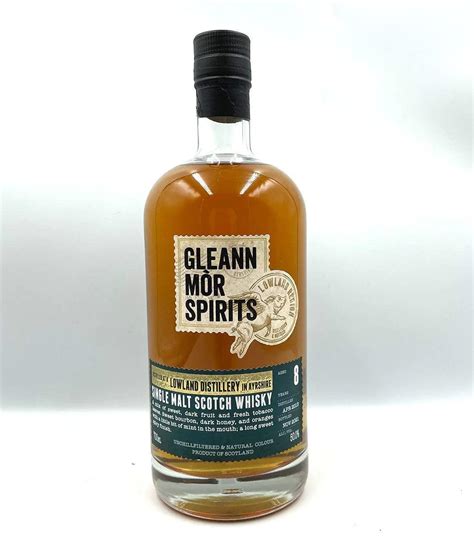 Lowland Ayrshire 8 Year Old Single Malt Scotch Whisky Gleann Mor Sp