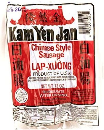 Amazon Kam Yen Jan 五花臘肉 Chinese Bacon Cured Pork Strips Lap Yuk