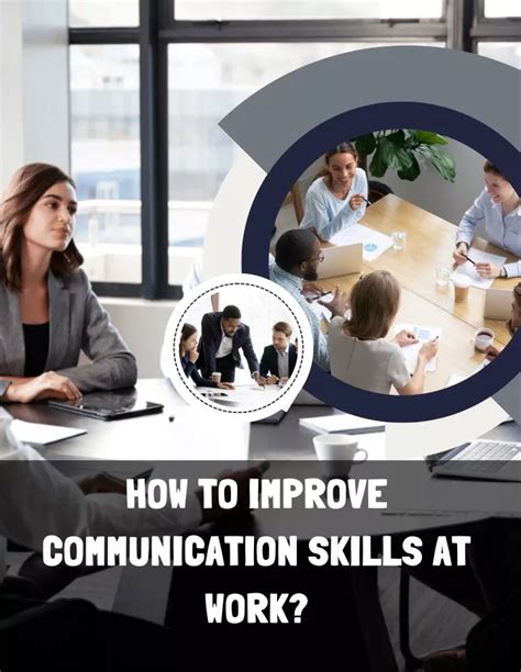 Ppt How To Improve Communication Skills At Work Powerpoint