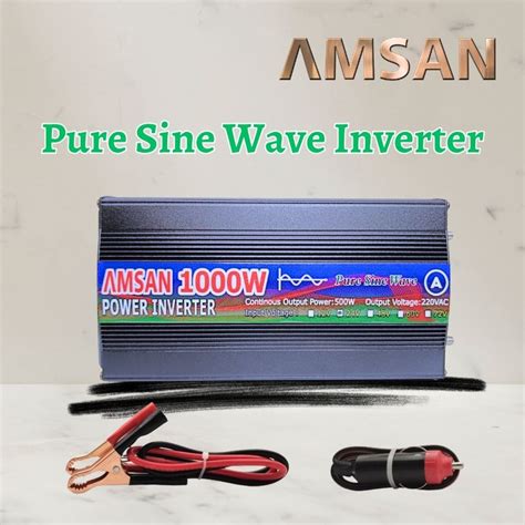 Jual Pure Sine Wave Inverter PSW 1000W Mobil PLTS 24V 12V DC To AC 220V