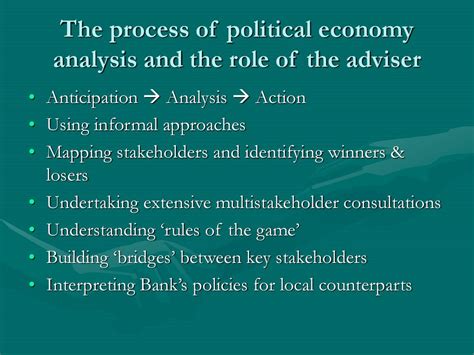 Political Economy Analysis In Governance Related Projects Ppt Download