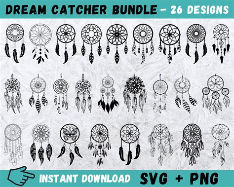 Dream Catcher Svg Dream Catcher Bundle Dream Catcher Cricut Etsy