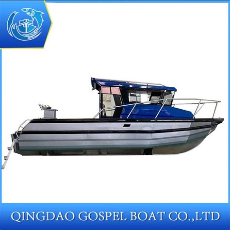 M Ft Gospel Easy Craft Cabin Cruiser Aluminum Fishing Boat Speed