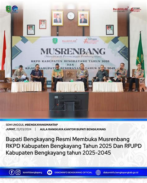 Bupati Bengkayang Resmi Membuka Musrenbang Rkpd Kabupaten Bengkayang