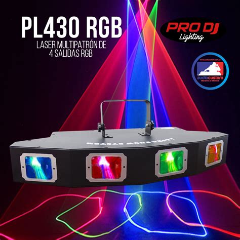 Pl Rgb Laser Multipatron De Salidas Rgb Prodj Audiocustom