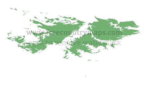 Blank Map Of Falkland Islands Free PNG And Vector Blank Maps