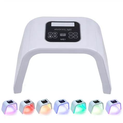 LÁMPARA DE FOTONES LED PDT 7 colores terapia facial rejuvenecimiento de