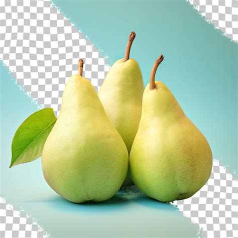 Premium Psd Isolated Transparent Background Pear Fruits