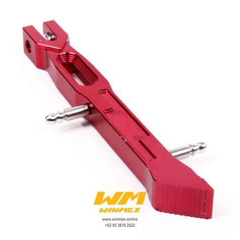 Parador Lateral Aluminio Universal Mediano Rojo Winmex