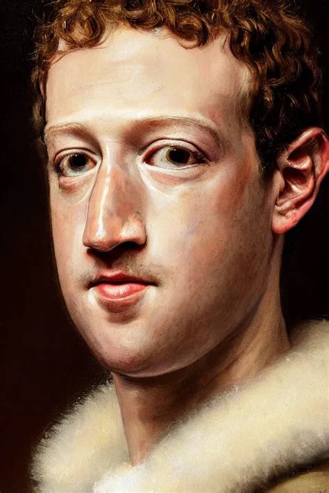 An Accurate A Close Up Portrait Of Mark Zuckerberg Stable Diffusion