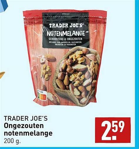 Trader Joe S Ongezouten Notenmelange Aanbieding Bij Aldi