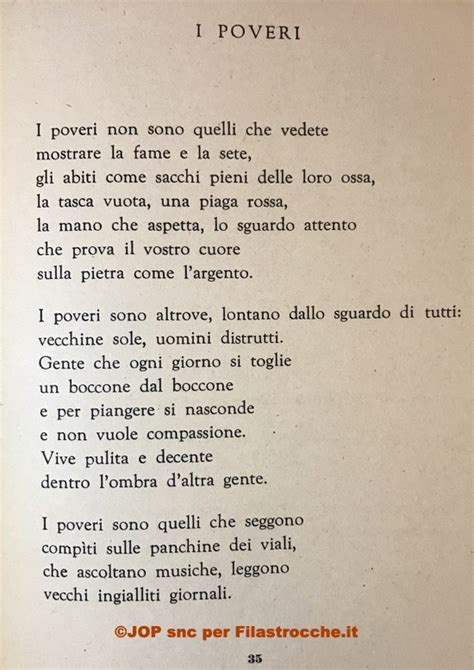 I Poveri Di Renzo Pezzani Poesie D Autore Su Filastrocche It