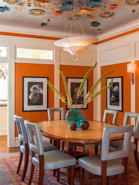 Orange Dining Room Ideas Pictures Remodel And Decor