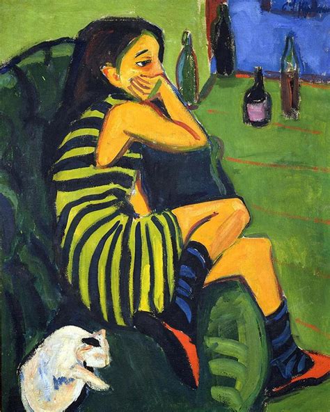 Ernst Ludwig Kirchner, Artiste (Marcella), 1910 - ELEPHANT