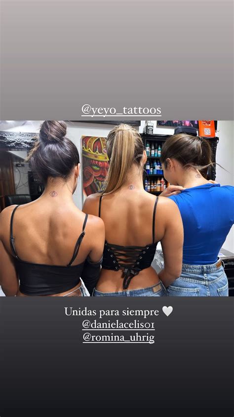 Como Es El Tatuaje Que Se Hicieron Juntas Julieta Poggio Daniela Celis