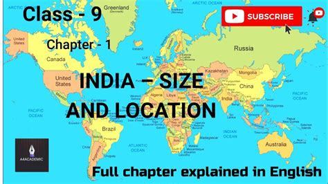 Cbse Ncert Class 9 Geography Chapter 1 India Size And Location Explained In