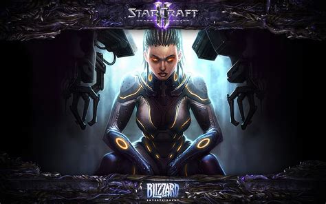 Starcraft Video Game Sarah Kerrigan Starcraft Ii Heart Of The Swarm