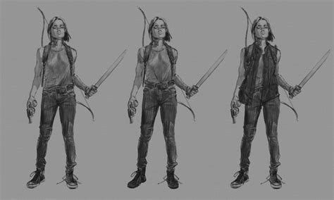 Ellie Endgame Concept Art The Last Of Us Part Ii Art Gallery Concept Art Game Concept Art