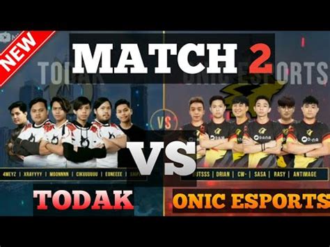 Onic Esport Vs Todak Macth Mpl Invitational Nation Cup Week Day