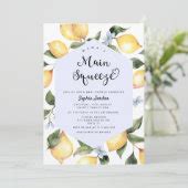 Mama S Main Squeeze Lemon Baby Shower Invitation Zazzle