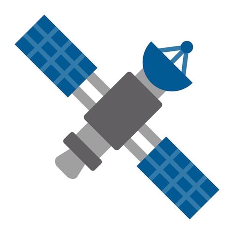 Premium Vector Space Satellite Icon