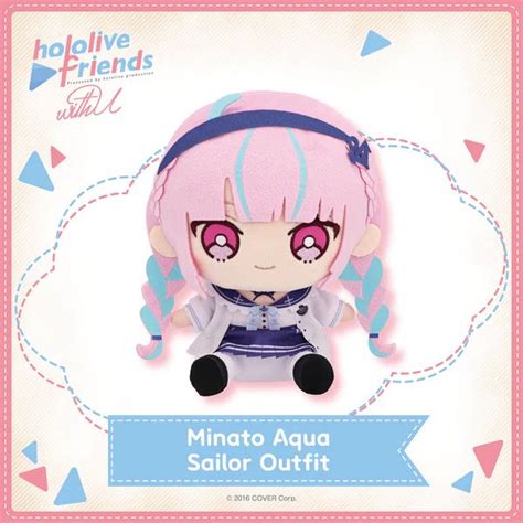 Hololive Jp Minato Aqua Sailor Outfit Ver Plush Hololive Friends With