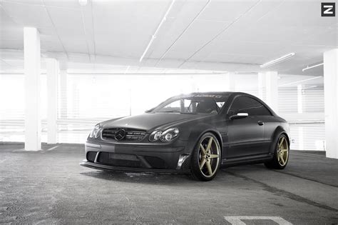 Devil in Disguise: Custom Black Matte Mercedes CLK — CARiD.com Gallery