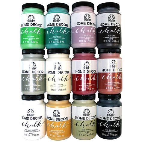 Shop Plaid Folkart Home Decor Chalk Color Set Promo