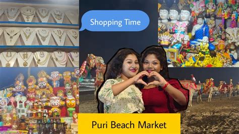 Puri Beach Market Explore The Puri Sea Beach Market Shopping In The