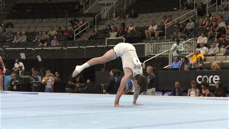 Michael Artlip Floor Exercise 2023 Xfinity U S Championships Senior Men Day 2 Youtube