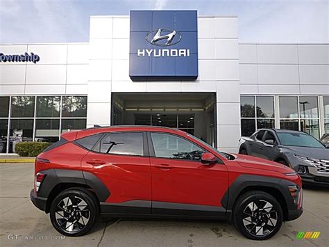 Soultronic Orange Pearl 2024 Hyundai Kona Sel Awd Exterior Photo