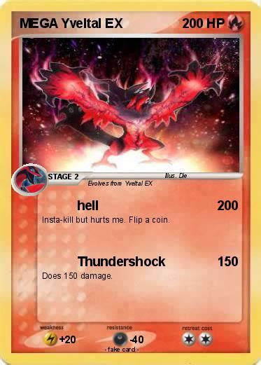 Pok Mon Mega Yveltal Ex Hell My Pokemon Card