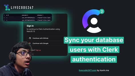 How To Sync Clerk Authenticated Users With Your Own Database In NextJS