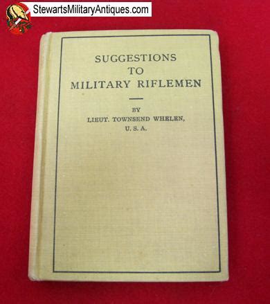 Stewarts Military Antiques US Pre WWI Manual Suggestions To