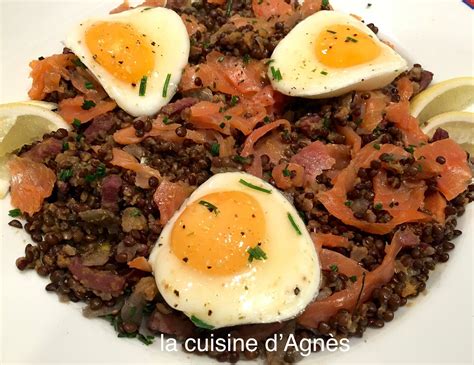 Salade De Lentilles La Truite Fum E La Cuisine D Agn Sla Cuisine D