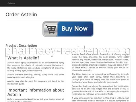 Order Astelin | Astepro 0.15 Or Astelin - Generic For Astelin Nasal Spray