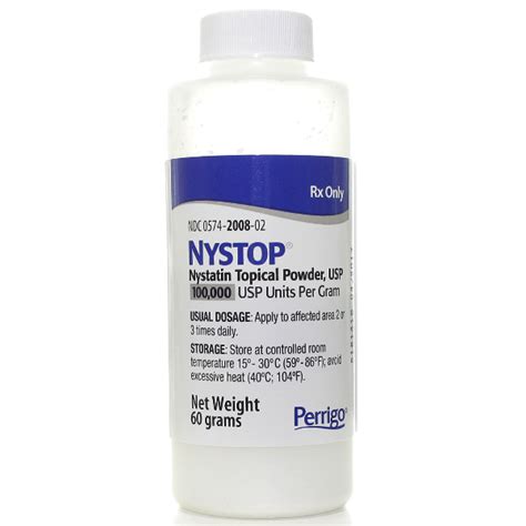 Nystatin 10000 Unit Gram Topical Powder